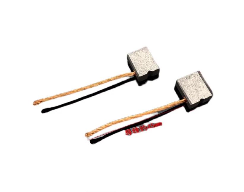 Escova de carbono para carro 5.5*11*13 para freio híbrido de motor duplo ABS bomba de armazenamento de energia bomba de freio eletrônico escova de carbono 5.5X11X13