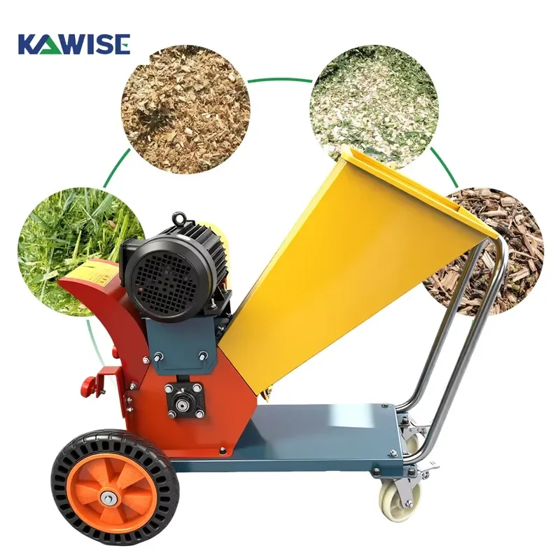Portable Mobile Crusher for Straw, Branches, and Biomass, Easy On-Site Operation