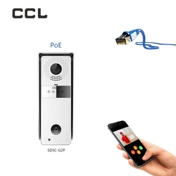 Ccl inteligente campainha de vídeo à prova dwaterproof água câmera do telefone da porta poe fonte alimentação serviço nuvem acesso remoto com móvel para segurança em casa