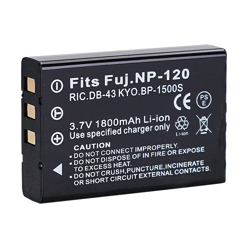 FNP-120 Replacement Battery 1800mAh for Fujifilm FinePix 603 M603 M603 Zoom F10 Rechargeable Li-ion Digital Camera Battery