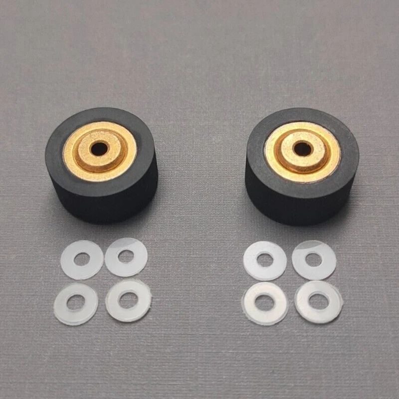 

2Pcs 12x12x6mm Metal Pinch Roller Belt Pulley For REVEX Cassette B215 / B710 and STUDER A721 / A710 Movement Recor