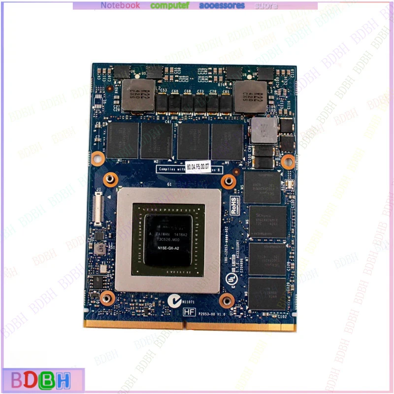 ZQ  New GTX 980M Graphics Card Video GTX980M SLI 8GB GDDR5 MXM N16E-GX-A1 For Dell Alienware For MSI  For HP