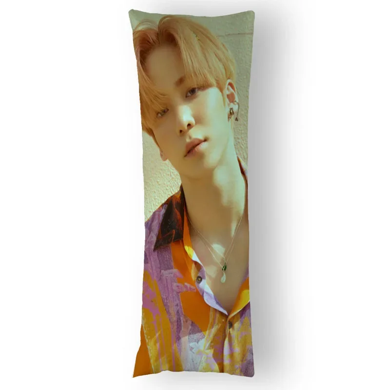 ATEEZ Dakimakura Hugging Body Pillow Case DIY Custom Throw Cushion Pillow Cover 7 Sizes 50X150cm Two Sides