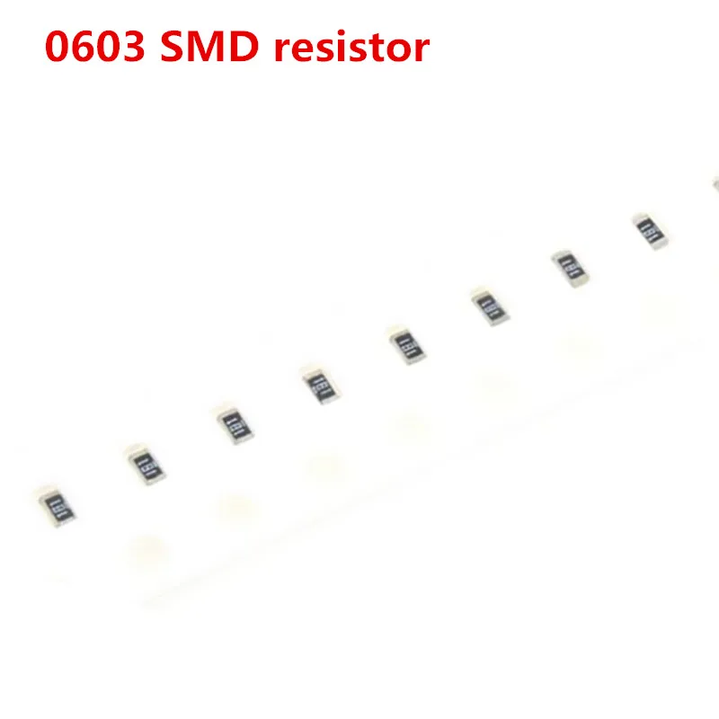 0603 SMD Resistor Kit Assorted Kit 1ohm-1M ohm 1% 33values X 20pcs=660pcs Sample Kit