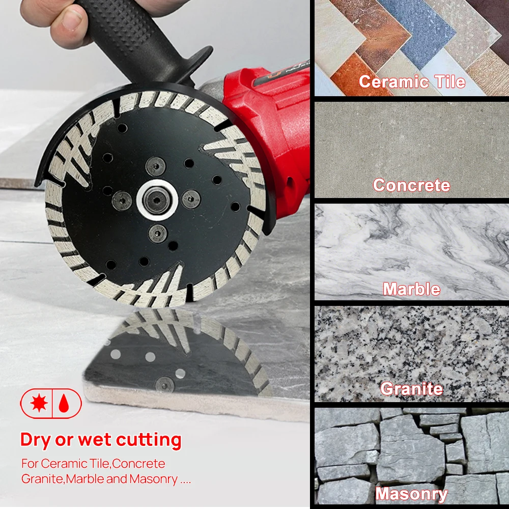 DT-Diatool-Diamond Saw Blade Diamond Disc for Concrete Granite StoneMarble Cutting Disc 105 115 125 180 230mm 1Pc Circular Saw