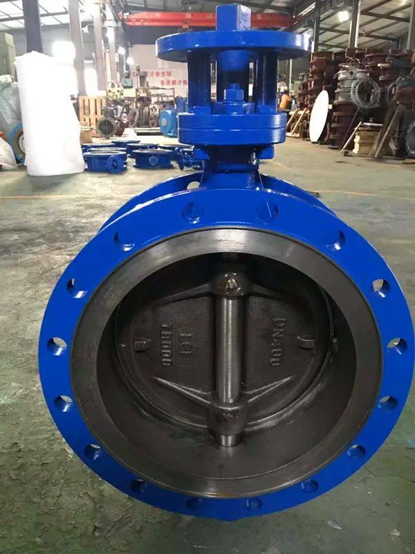 DN400 PN16 Triple eccentric flanged butterfly valve Discount promotion