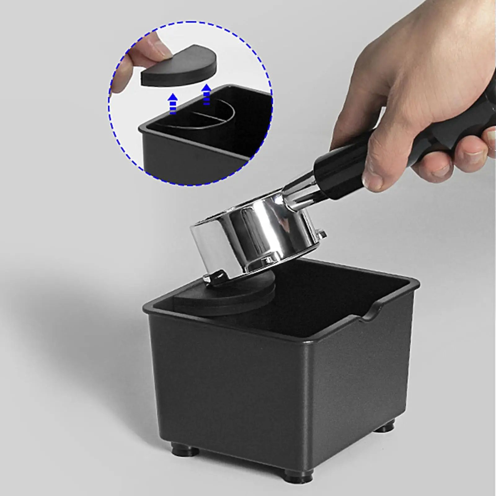 Contenedor de café Barista Knock Bin Accesorio para cafetería Contenedor de hotel