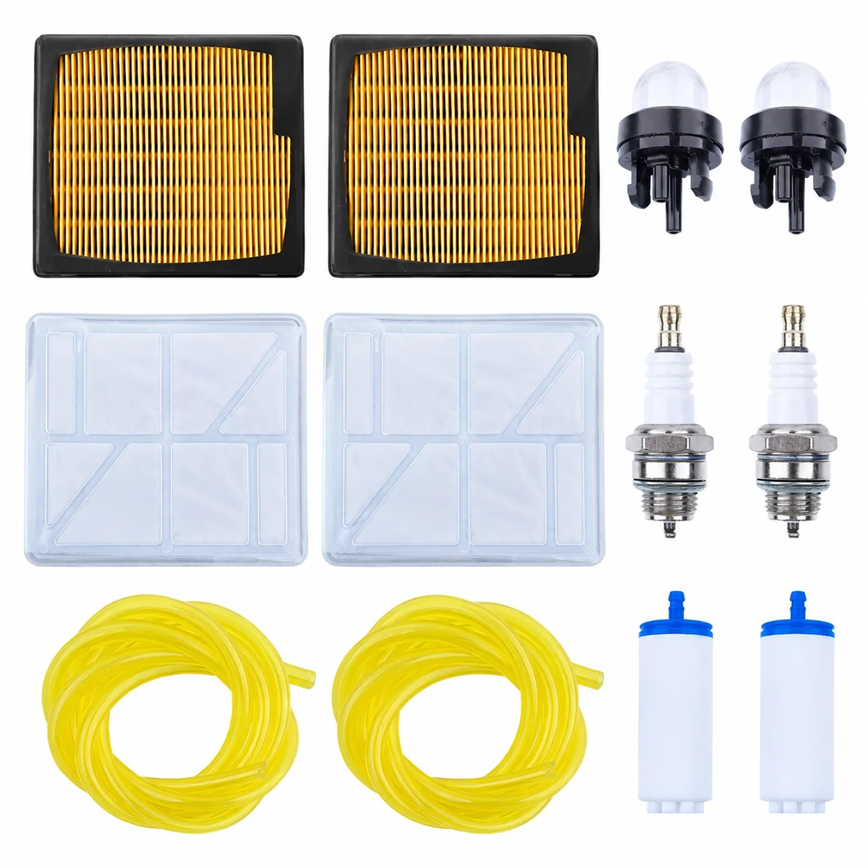 Air Filter Spark Plug Fuel Filter Kit Primer Bulb For Husqvarna K760 K770 K750, 574362302 574362301 506264101