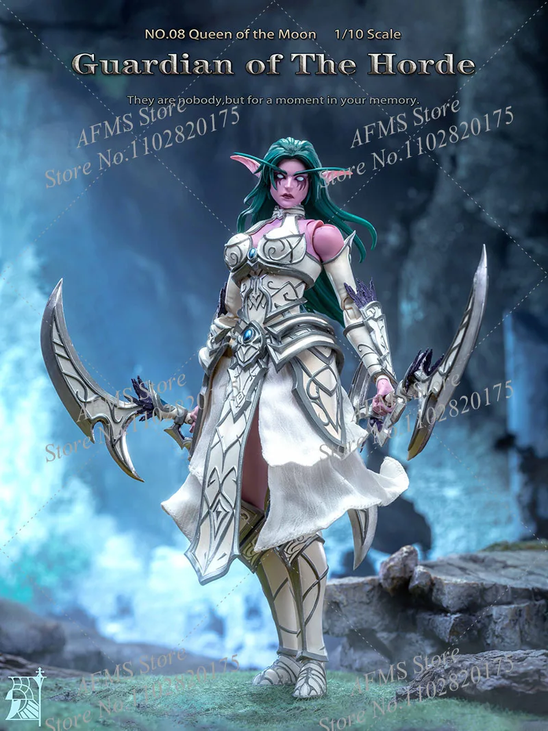 GREYKIGHT Figurka kolekcjonerska w skali 1/10 Guardian Of The Horde No.08 Moon Queer Battle Girl Pełny zestaw Kobiety Żołnierz Figurka akcji