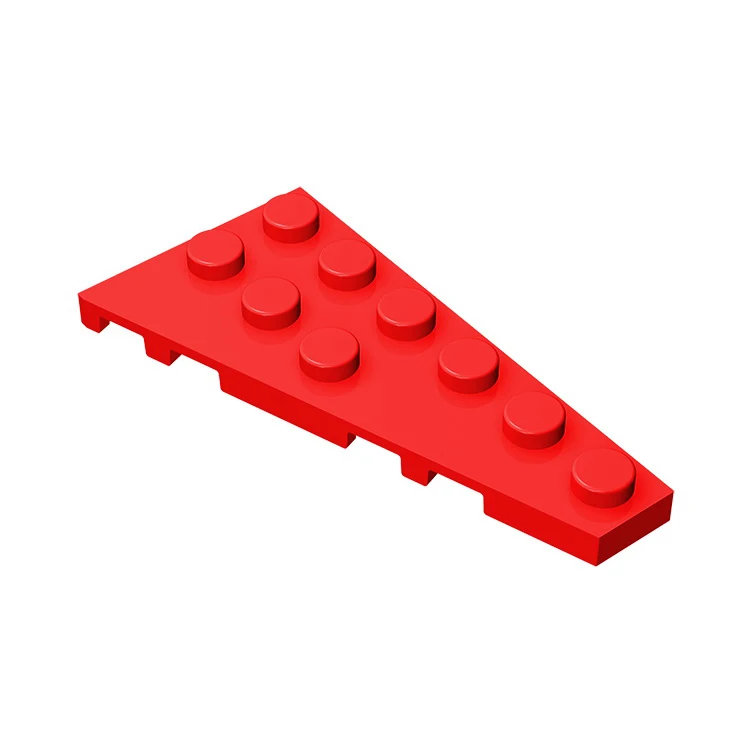 10Pcs MOC Parts 54383 Wedge Plate 6 x 3 Right Compatible Bricks DIY Assmble Building Blocks Particle Kid Puzzle Brain Toy Gift