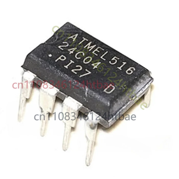 For AT24C04-10PI-2.7 24C04 PI27 10PCS DIP-8 EEPROM Memory IC Chip Original New