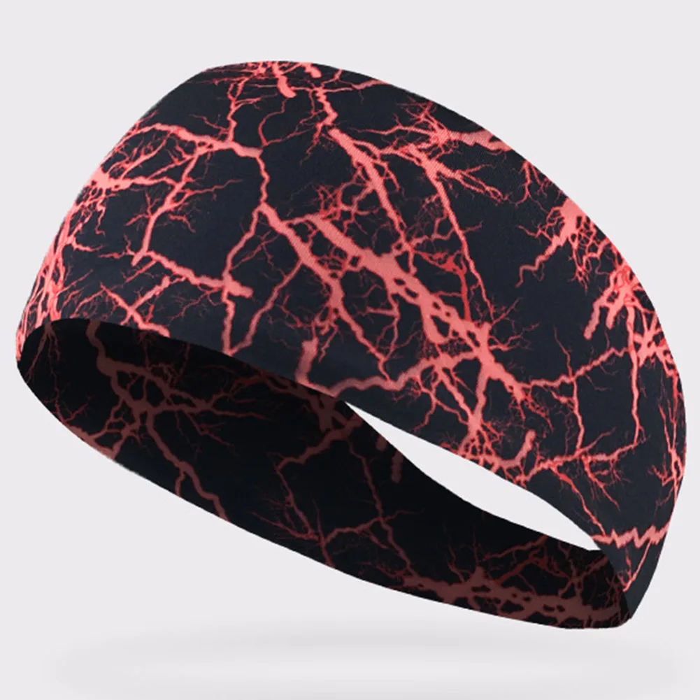 

Stay Dry and Focused with this Sport Headband Breathable and Absorbent Fabric Wide Coverage Antiperspirant Function