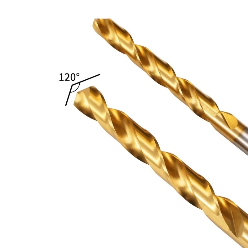 1-5 шт. HSS спиральные сверла с прямым хвостовиком и титановым покрытием 1 мм-12 мм для металла, алюминия, меди, нержавеющей стали, инструмент для деревянных отверстий