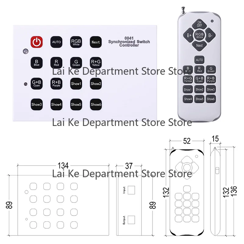 RGB Color Underwater Light Synchronized Wireless Remote Controller Pool Light Dimmer Smart Control