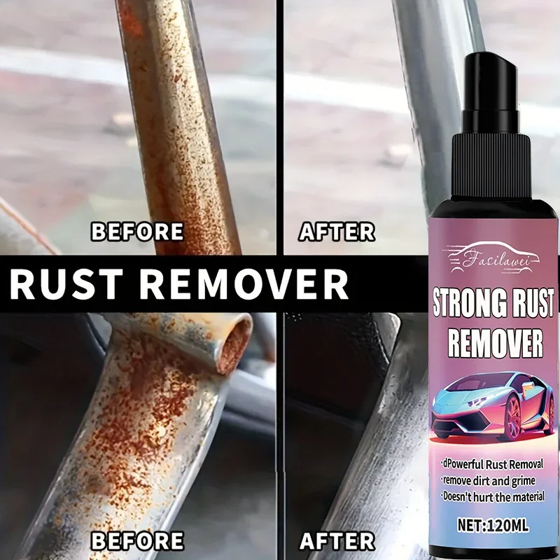 

[Спрей для удаления ржавчины] Спрей для удаления ржавчины, преобразователь ржавчины | Универсальный металлический инструмент для удаления ржавчины для автомобильных деталей, шин, обода
