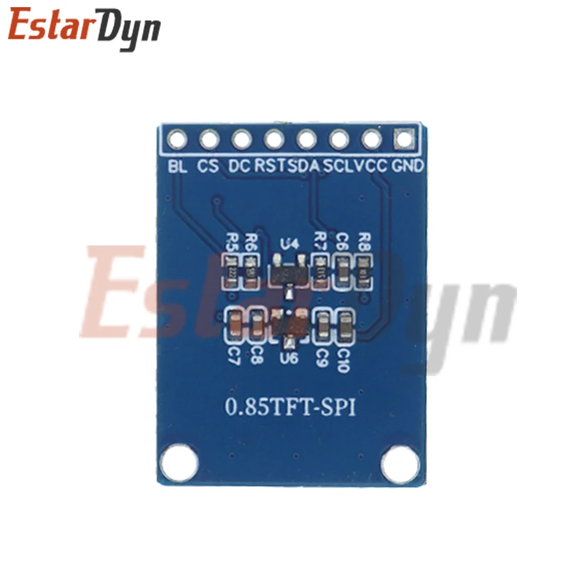 0.85 Inch 0.85" Color TFT Display Module HD IPS LCD LED Screen 128X128 SPI Interface ST7735 Controller