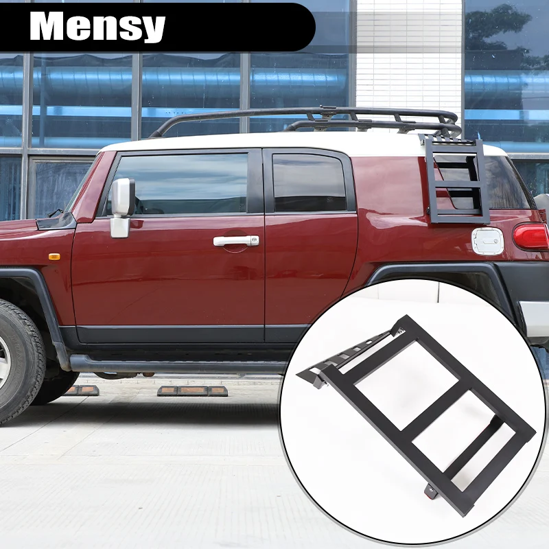 For Toyota FJ Cruiser 2007-2021 aluminum alloy black car styling rear side window ladder tailgate ladder exterior accessories