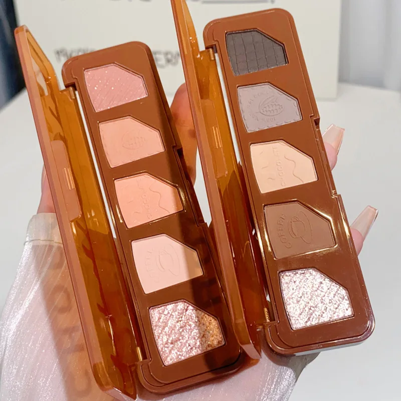 Xixi kakao gładkie grube mleko cień do powiek zaawansowane oddawanie barw bez wypadania kolor ziemisty serii codziennie