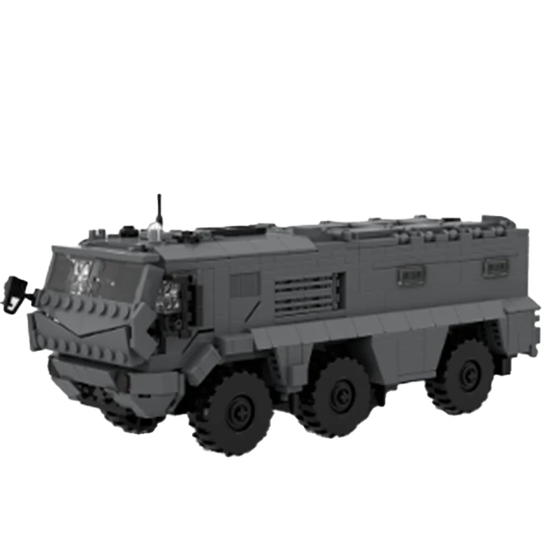 Military Vehicle Series Russia Typhoon-K MRAP Car MOC Building Block DIY Model Puzzle Originality Education Collection Brick Toy