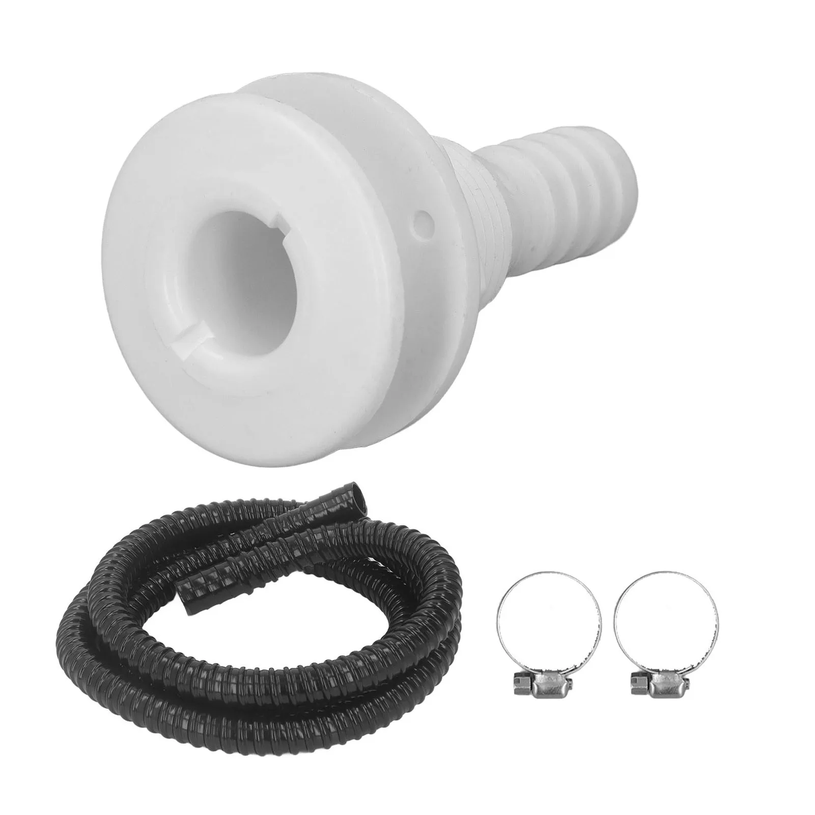 

3/4 Inch Bilge Plumbing Kit 3/4 Inch Bilge Pump Installation Kit Leakproof 6.7ft Hose for Bilge Pumps with 3/4 Inch Outlet Black