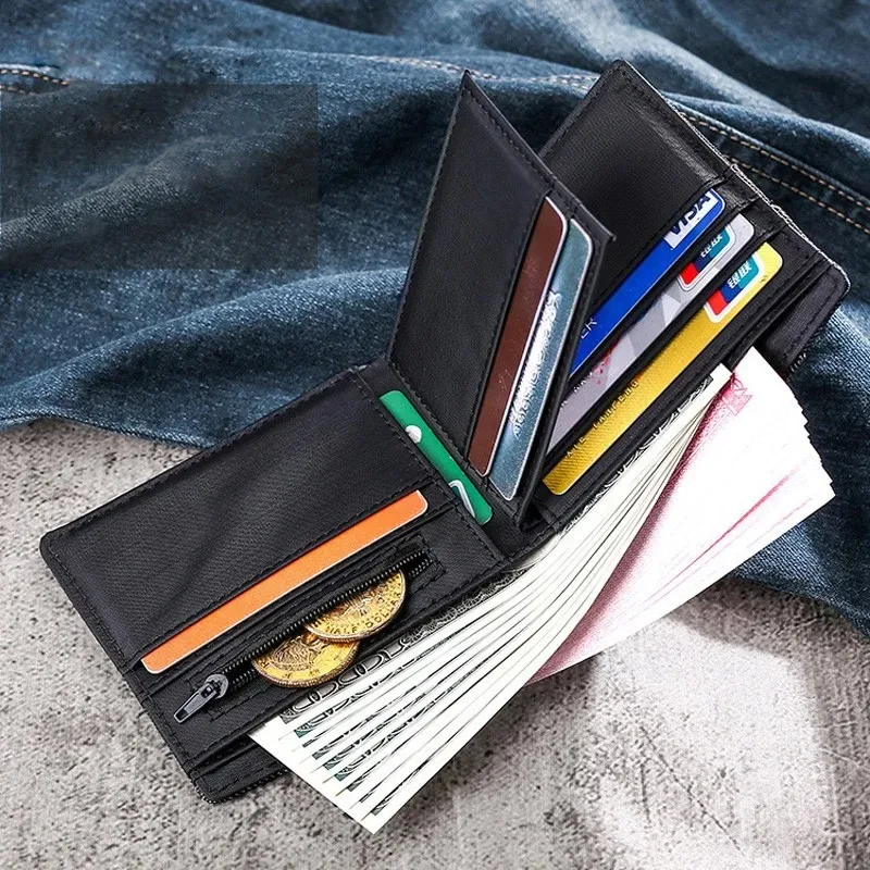 Vintage Herren-Geldbörse, Münztasche, langer Stil, Geldbörse aus Denim-Stoff für Herren, Geldbörse mit Reißverschluss, luxuriöse Clutch-Tasche mit großem Fassungsvermögen, Billetera. – Detail 4