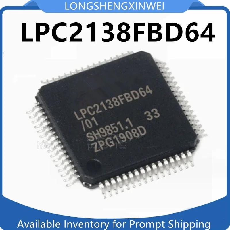 1PCS New LPC2138FBD64 LPC2138 Package LQFP-64 8-bit Microcontroller Chip-MCU Original