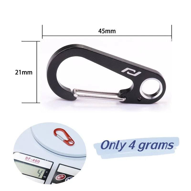 Aviation aluminum material buckle drip key chain outdoor camping mini quick hanging buckle gourd hook aluminum alloy carabiner