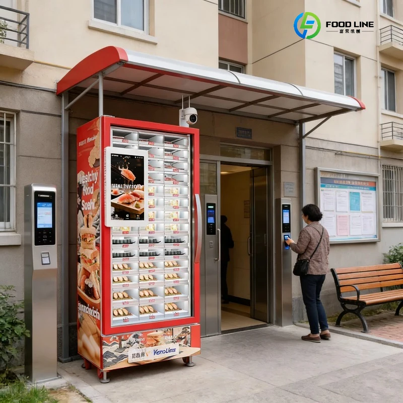 Cooling Locker for Selling Cold Food Flower Fresh FruitLocker Vending Machine Eggs Vending Machine Customized