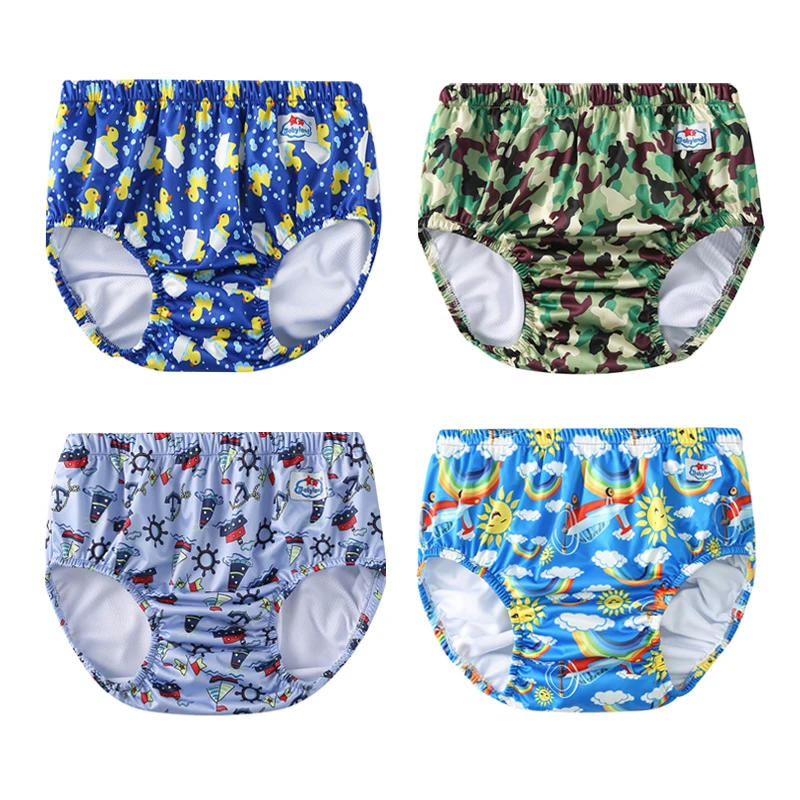 4PCS Medium Size Adult Swimming Pool Underwear Waterproof Adult Swimming Diaper Adult Swim Nappy For Abdl Female Male