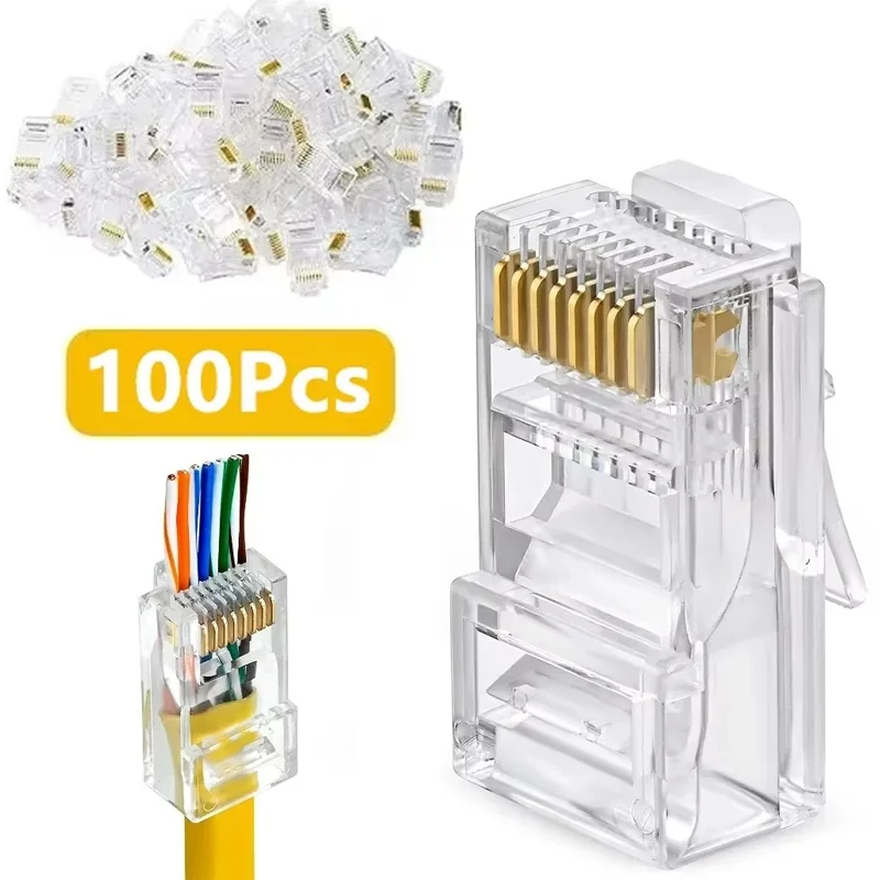 100Pcs RJ45 Etherne…