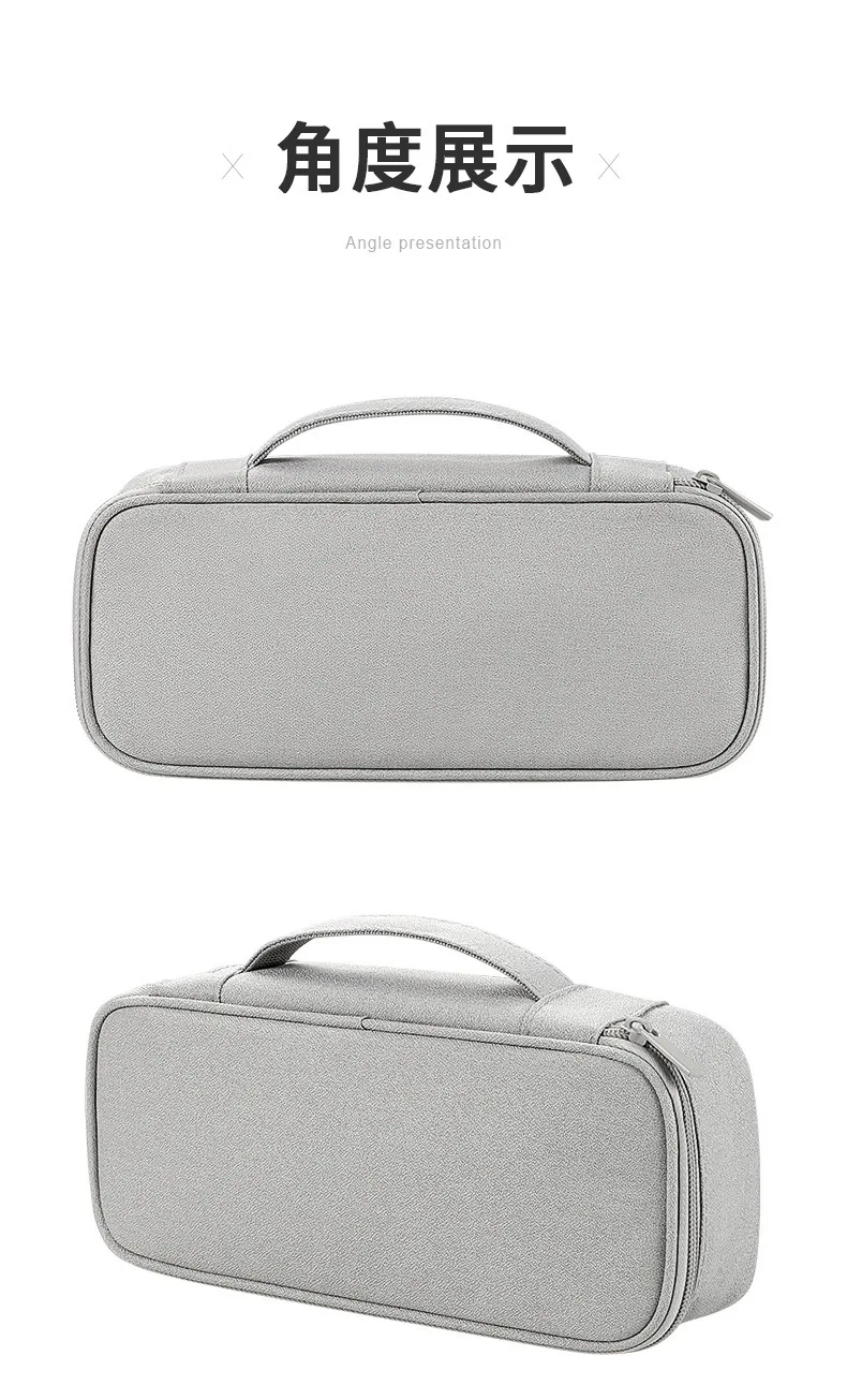 Aufbewahrungstasche für digitales Zubehör, große Kapazität, Kabel-Organizer-Tasche für Telefon, Powerbank, USB – Detail 15