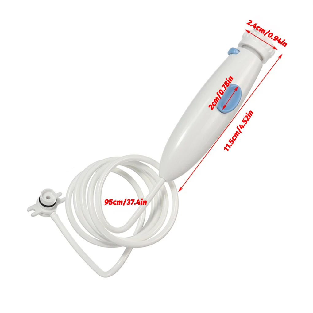 Water Flosser Oral Irrigator Dental Water Jet Replacement Tube Hose Handle Replacement Water Jet Flosser Tube Handle for WP-100