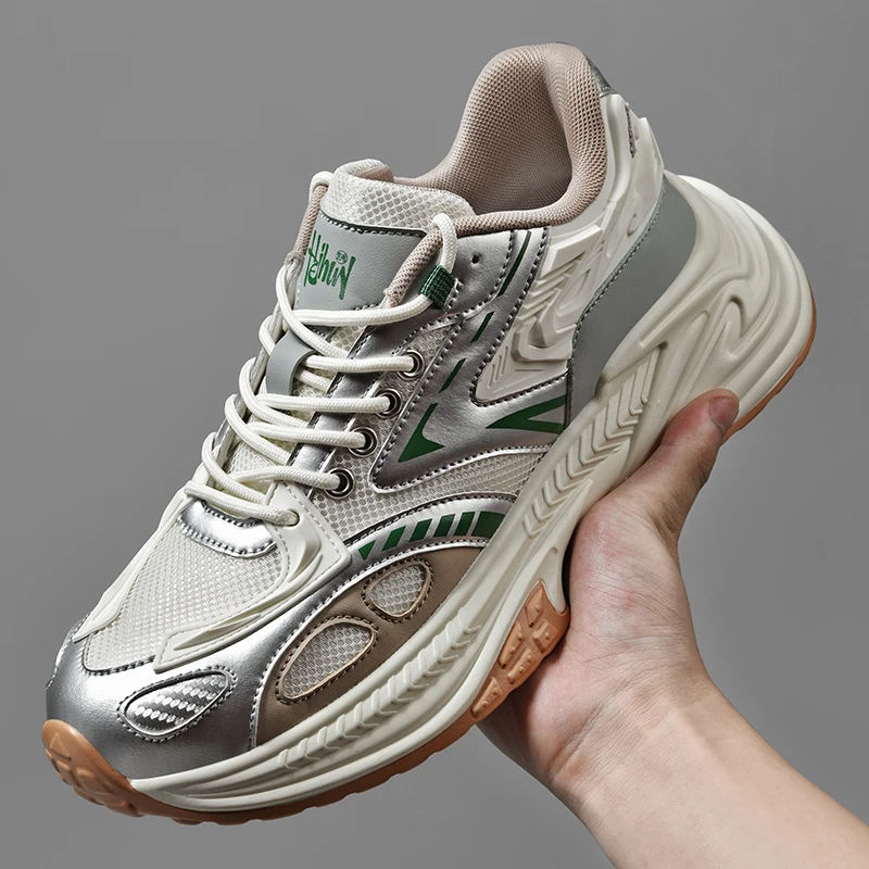 

Men's Shoes 2025 New Autumn Trendy Brand Torre Men's Thick Sole Increased Casual Flow Reflective Sports Running Trendy Shoes