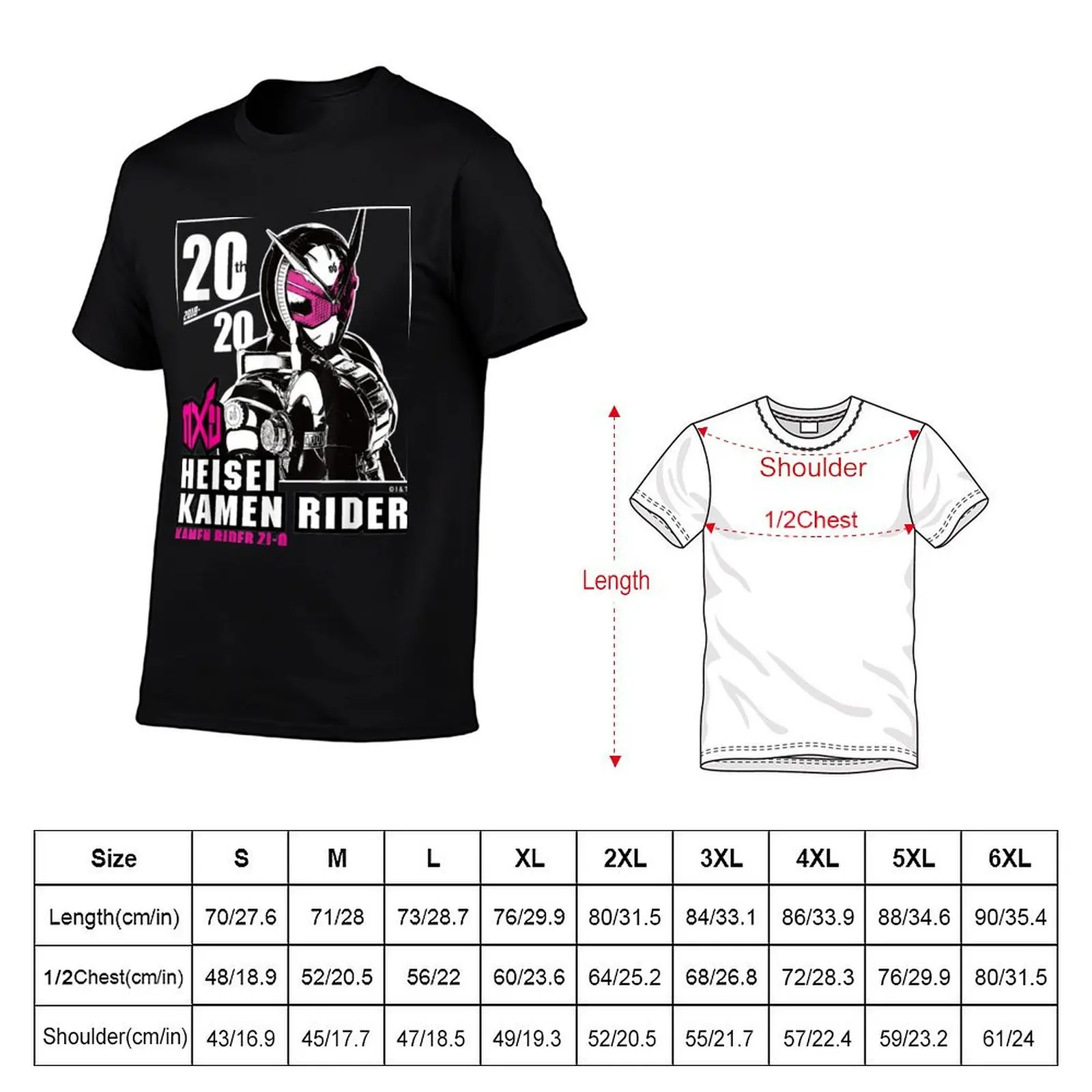 Kamen Rider ZiO Heisei Rider Anniversary T-Shirt anime t shirts blue archive anime figures t shirts men