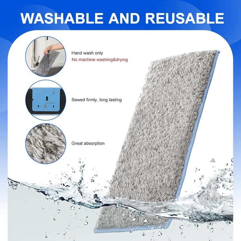 Bantalan pel basah & kering, suku cadang ban pengganti untuk Irobot Braava Jet M6 (6110) (6012) (6112) (6113) Ultimate Robot Mop