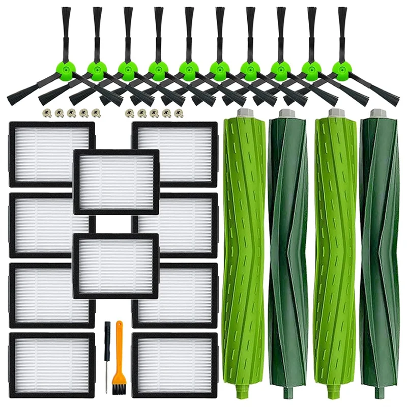 Eas-para irobot roomba i8 i8 + i7 i7 + i6 i6 + i4 i3 i3 + plus j7 e5 e6 e7 i & e & j série aspirador de pó escovas filtro peças accessori