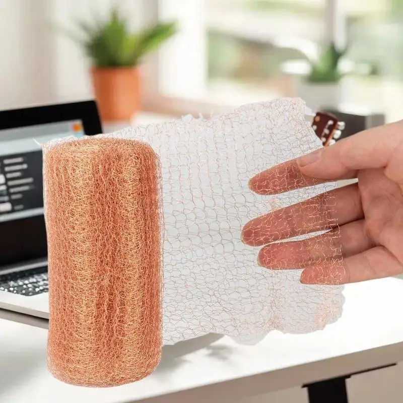 Garden Home Copper Mesh Trap, Efficient Squirrel Repeller, Anti-Rat and Anti-Insect Solution