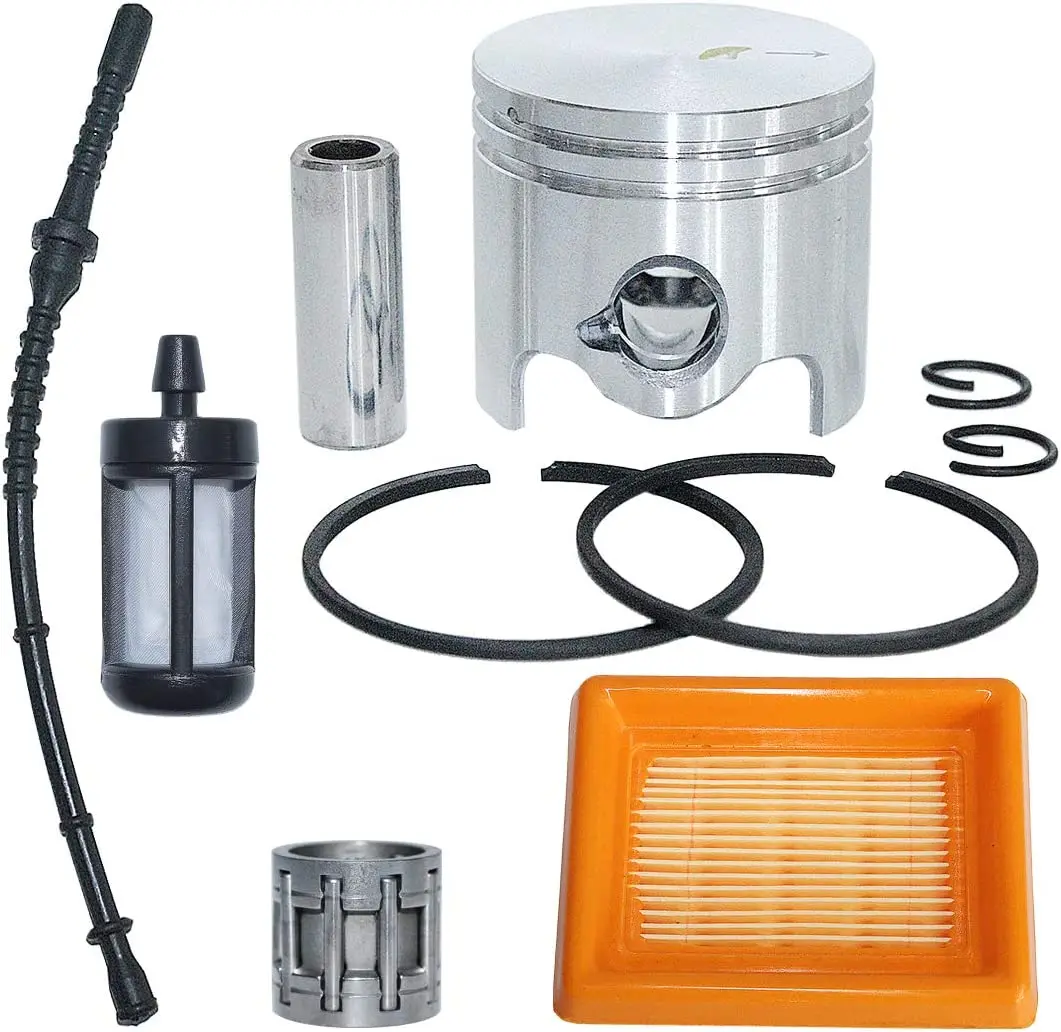Imagem -03 - Anel de Pistão ar Filtro Combustível Mangueira Linha Kit para Stihl Fs120 Fs200 Fs250 Trimmer 4134 030 2010 4134 141 0300 38 mm
