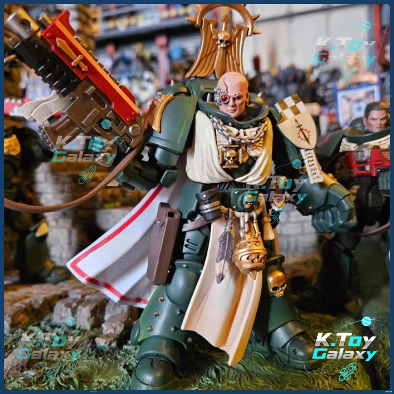 JOYTOY Warhammer 40K عمل الشكل الملاك الداكن ماستر مع قبضة الطاقة أنيمي تمثال لعبة نموذج جمع المفاصل المنقولة اللعب
