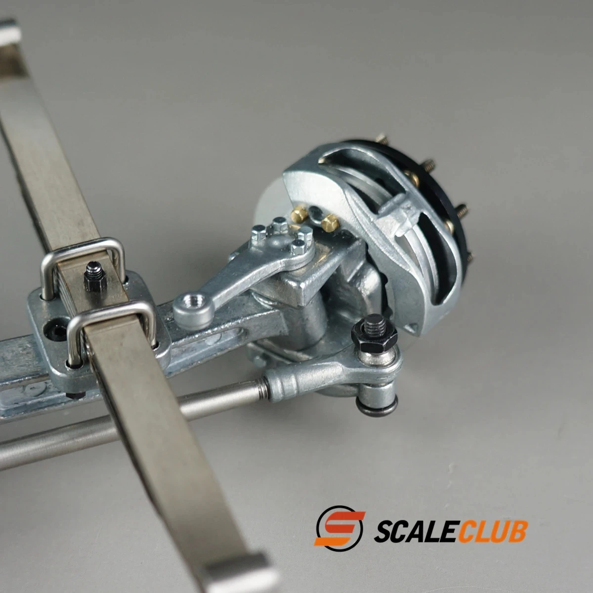 

1set SCALECLUB RC 1/14 Unpower Front Axle Metal Unpowered Brake Caliper WDLQQ-TY-1 For Tamiya 1/14 Truck DIY Parts Accessories