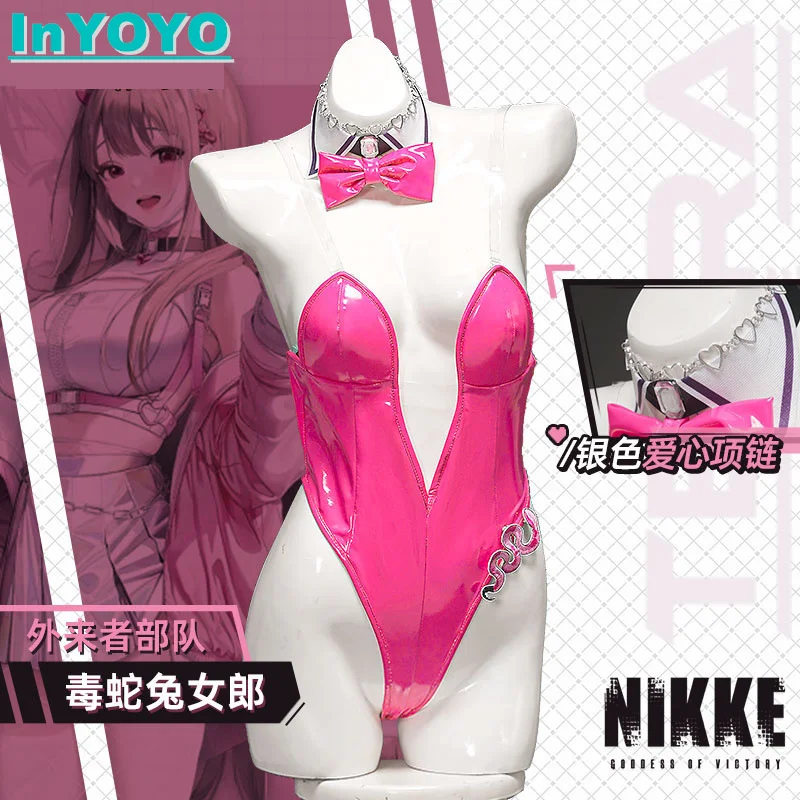 

Игра InYOYO для косплея NIKKE, искусственная богиня победы, Милая женская форма в виде кролика, наряд для Хэллоуина и вечеринки для женщин