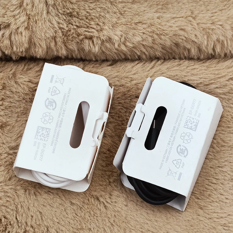 EP-TA800 Samsung 25W Super Fast Charger EU/US Power Adapter Dual Type C Cable For Galaxy ZFlip 3 4 5G S23 S22 S21 Ultra Note 10+