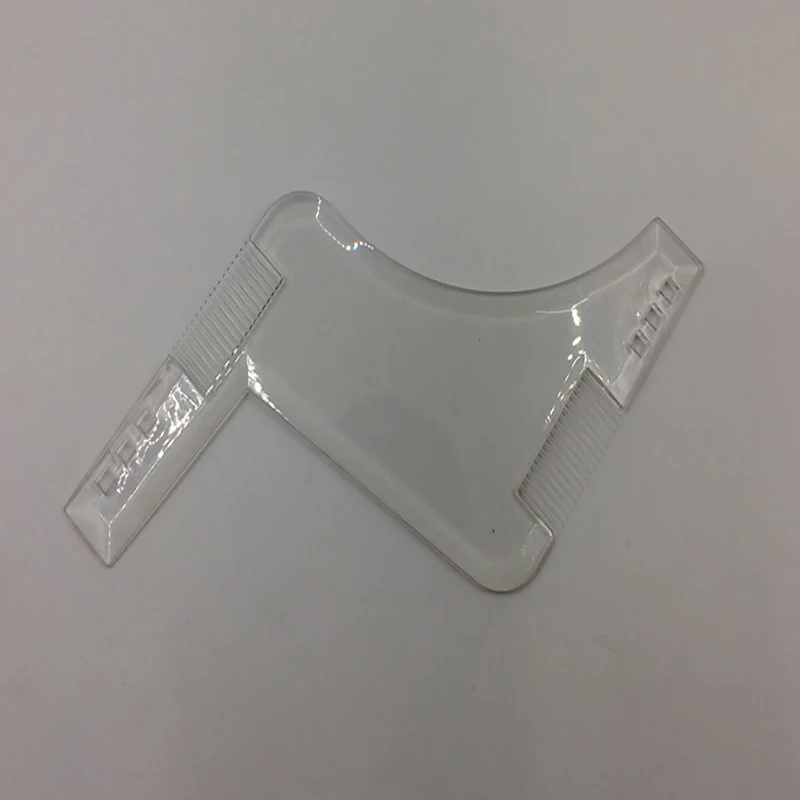 1 Buah Sisir Jenggot Dua Sisi Pria Templat Penata Bentuk Jenggot Sisir Potongan Aman Jenggot Rambut Sisir Penata Rambut Jenggot Plastik