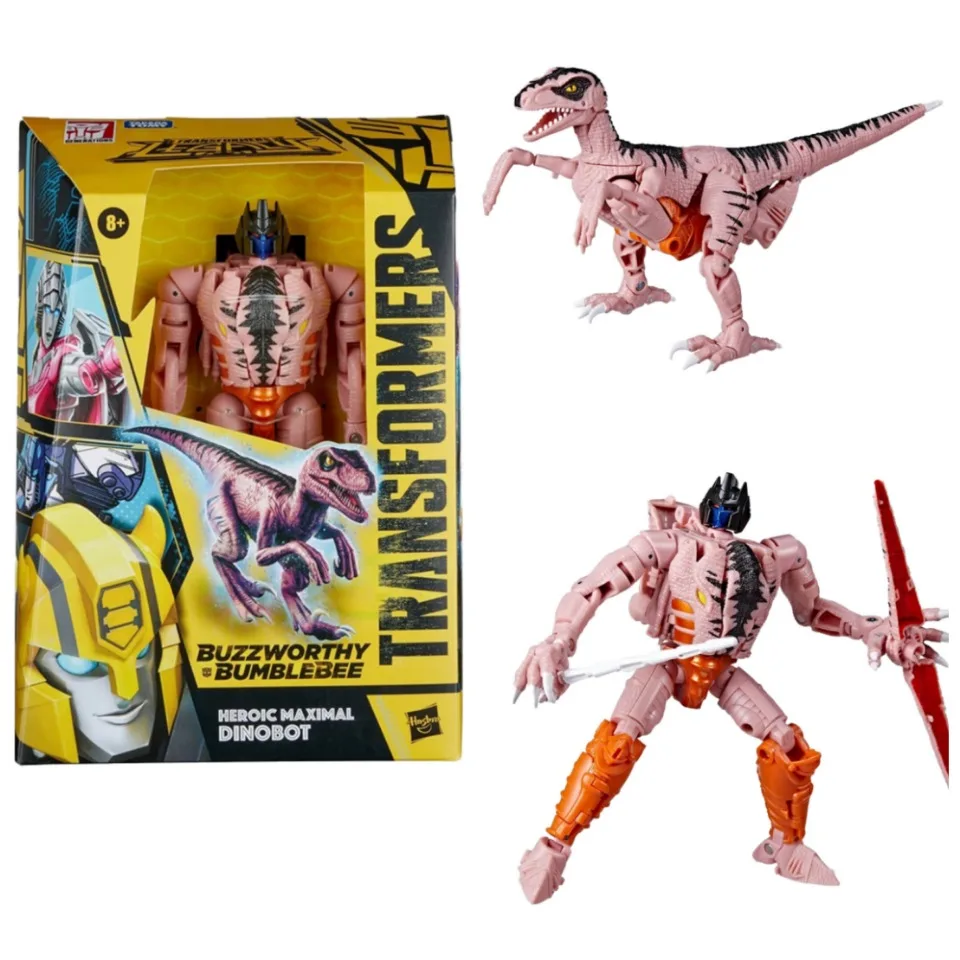 

Hasbro Transformed Toy Dinobot Voyager Class Generations Legacy Buzzworthy Bees Heroic Maximal Dinosaur BW Action Figure Anime