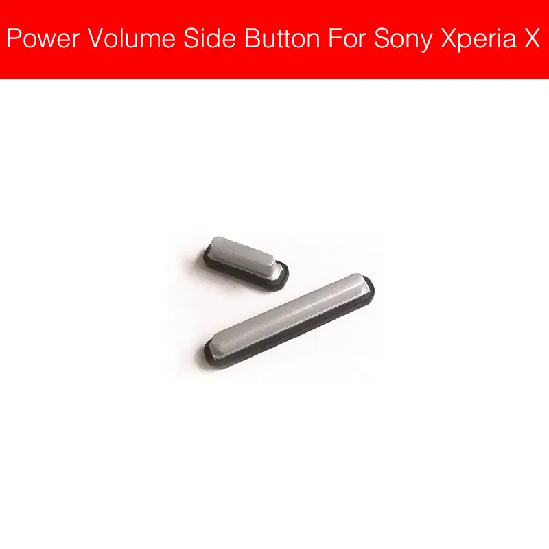 Volume Power Side Button For Sony Xperia X F5121 F5122 On/off Power Volume Switch Side Keypad Replacement Repair Parts