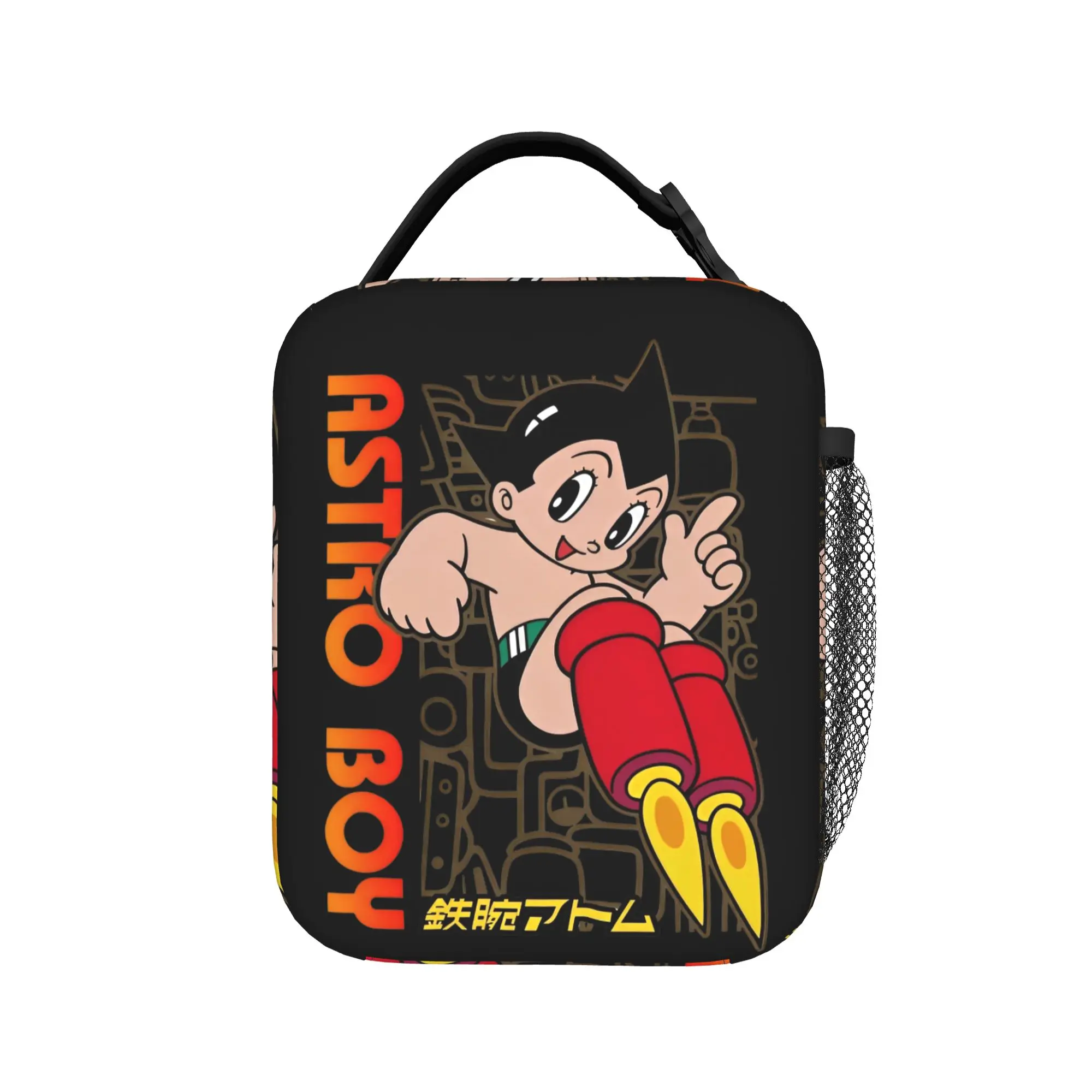 Astro Boy Manga Anime Insulated Lunch Bags Thermal Bag Reusable,Meal Container Mighty Atom Astroboy High Capacity Lunch Box Tote