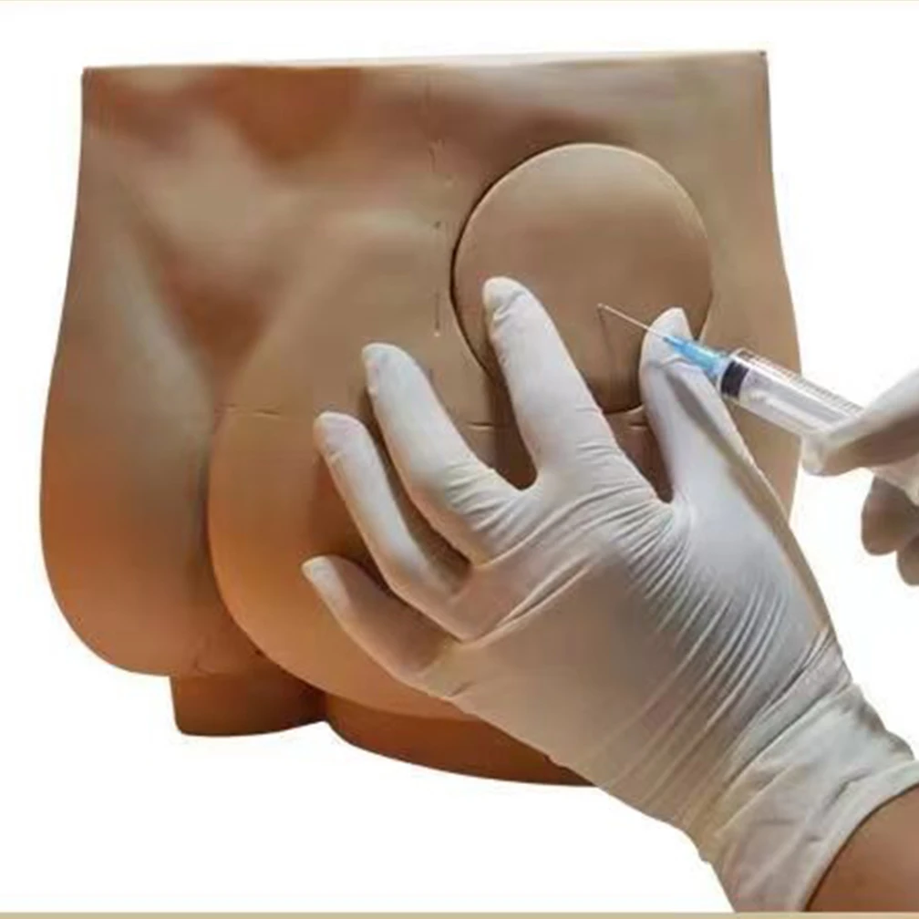 Buttock Injection Practice Model Human Hip Muscle Intramuscular Injection Silicone Simulator Medical Teaching Resources New