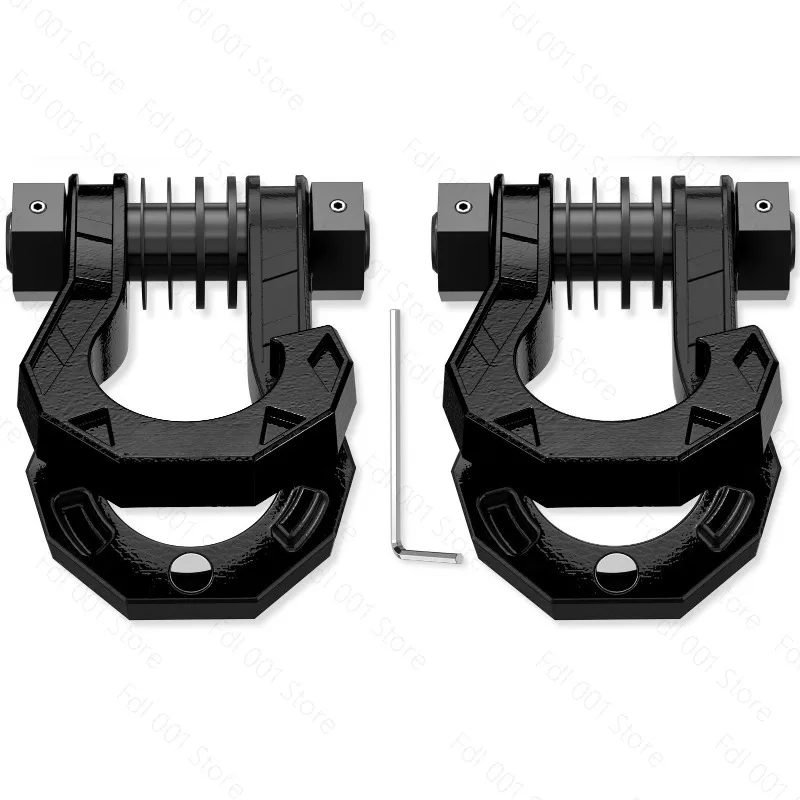 New Split Shackle Off-Road Vehicle 3/4U Trailer Hook with Magnet Trailer Shackle Large 8 Ton Rescue Shackle