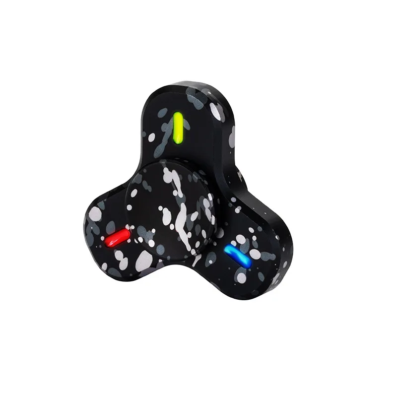 Three Colors Hand Fidget Spinner Rainbow Anti-Anxiety Toy Relieve Stress ADHD Finger Top Magic Decompression Rotating Spinner