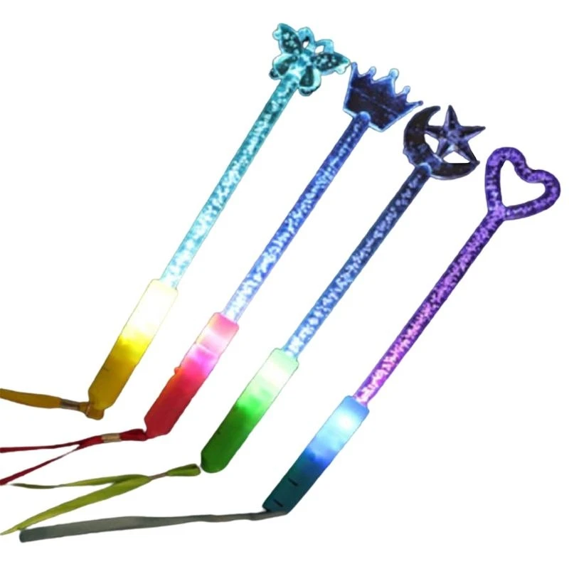 

090B Glowing Sword Princess LED for Toddler Girls Outdoor Summer for Play Holiday Easter Party Flea Market Suppli